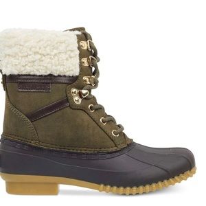Tommy Hilfiger Rian 2 Faux Fur Closed Toe Mid-Calf